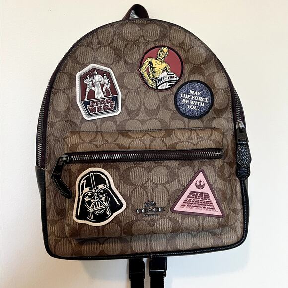 Coach Star Wars Limited Edition Collaboration Medium Leather Signature Backpack - Picture 1 of 11
